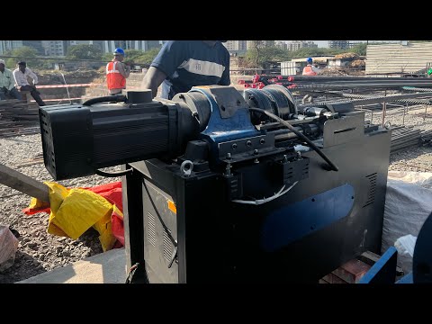 Tmt Rebar Threading Machine