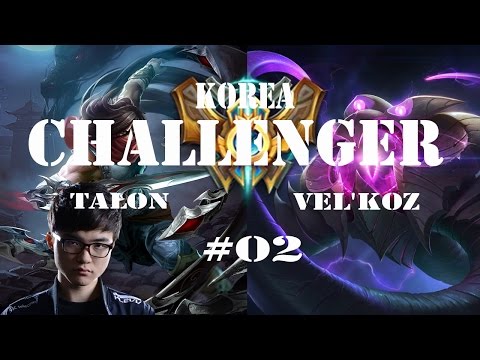 Faker TALON Season 7 || TALON vs VEL'KOZ Mid || Korea Challenger #2