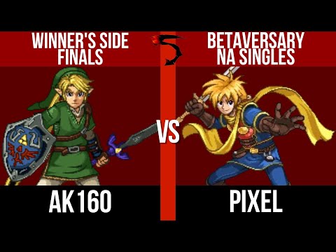 Betaversary NA: AK160 (Link) vs Pixel / ThePixel (Isaac) - SSF2 Winners Finals