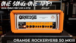 Video thumbnail for The Orange Rockerverb MK III! How Versatile Is It? by Sonic Drive Studio
