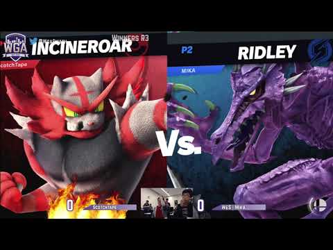 Scotchtape (Incineroar) vs Mika (Ridley) - UW PR Singles #3 - Winners R3