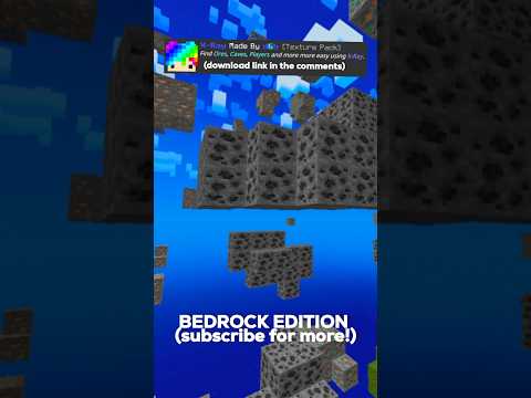 X-Ray For Minecraft Bedrock Edition!(MCPE 1.21+) #minecraft #texturepvp #addons #addonmcpe #mcpe