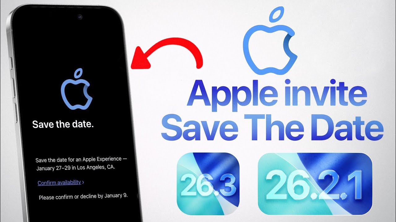 Apple Event CONFIRMED | iOS 26.3 and iOS 26.2.1 Update!