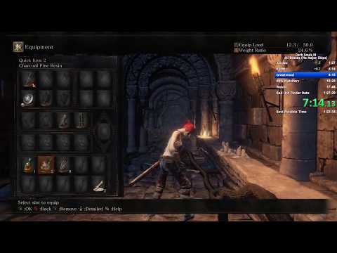 Dark Souls 3 Speedrun -  All Bosses No Major Skips Former World Record 1:25:24
