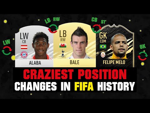 CRAZIEST POSITION CHANGES IN FIFA HISTORY! 🔄😱  FIFA 10 - FIFA 21