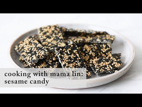 Easy Sesame Candy (芝麻糖) | Cooking with Mama Lin