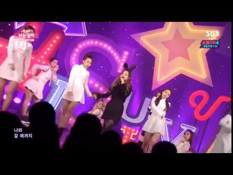 [BOBBY] 141130 인기가요 나는달라 (HI SUHYUN) feat.바비