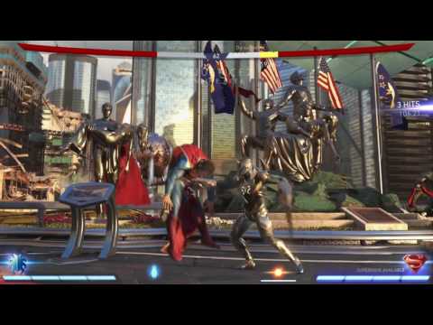 Injustice 2 1st Beta gameplay pt22 - Trying Out Superman For the First Time