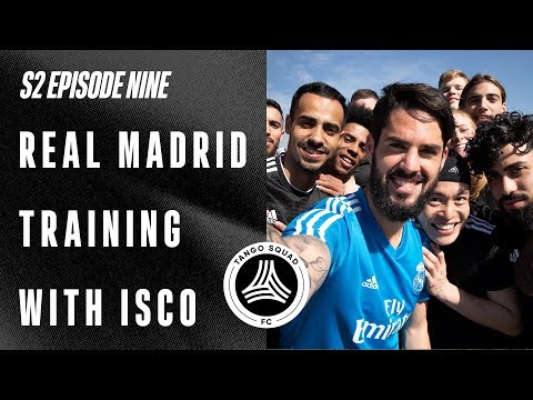Real Madrid Training With Isco | Tango Squad FC