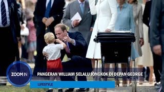 Pangeran William Selalu Jongkok di Depan George