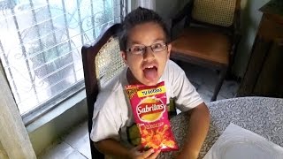 Kid vs. Sabritas Habanero EXTRA PICANTE Potato Chips + Review DJs BrewTube