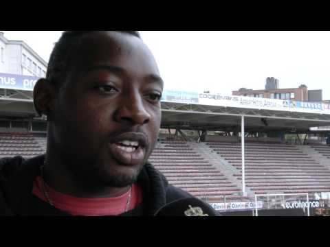 Croky cup : Parfait Mandanda avant R.Charleroi S.C. - R-W Walhain