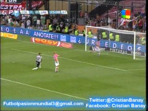 Colon 2 Union 0 (Audio La Red )Torneo Inicial 2012 Los goles (18/11/2012)