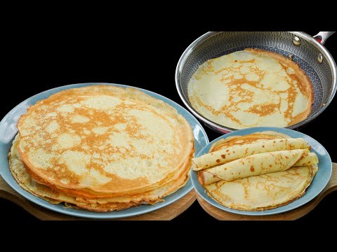 Apple Crepe Recipe | Healthy Breakfast Crepes | Easy Homemade Crepe Recipe