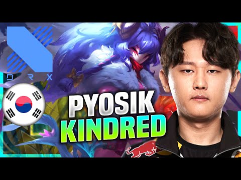 PYOSIK WORLD CLASS KINDRED! - DRX Pyosik Plays Kindred Jungle vs Lillia! | KR SoloQ Patch 10.21