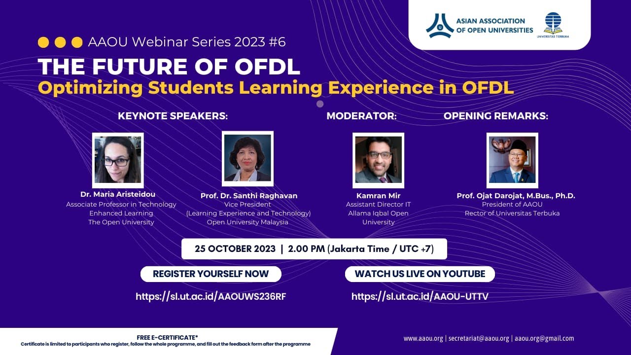 AAOU Webinar Series 2023 #6 : The Future of OFDL 