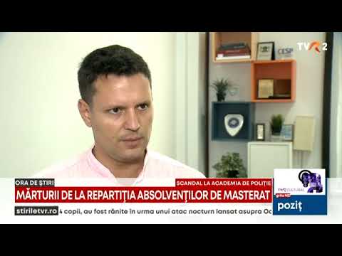 Scandalul repartizării absolvenţilor masteratului profesional de la Academia de Poliţie din Bucureşt