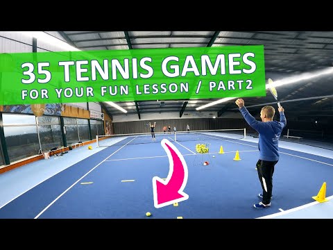 35 Funny Tennis Games 🔥 Endless Fun For Beginners & Advanced ▶ Part 2