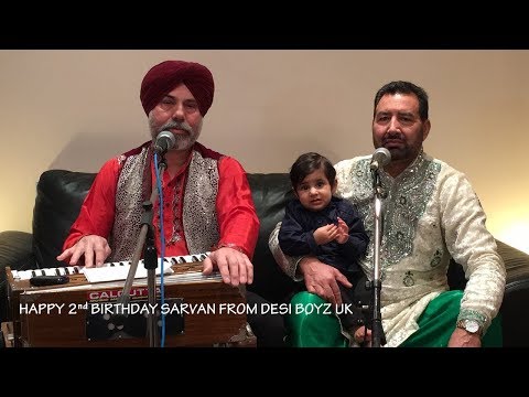 HAPPY 2ND BIRTHDAY SARVAN FROM DESI BOYZ UK