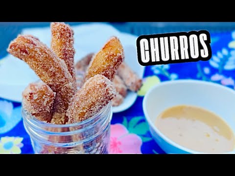 Easy to Make CHURROS with Dulce de Leche #churros #easyrecipe