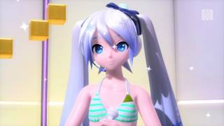 老頭 PS4 初音未來 Project DIVA Future Tone PV鑑賞 Innocence 泳裝 雪初音 2012 髮 無字幕 1080P