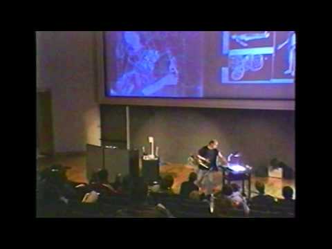 SFCI Archive :: Stelarc lecture :: watsON? Festival (1997)