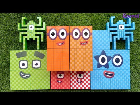 Looking for Numberblocks Puzzle Tetris NEW 2000 x2 Space ASMR - Numberblocks Satisfying Video #86