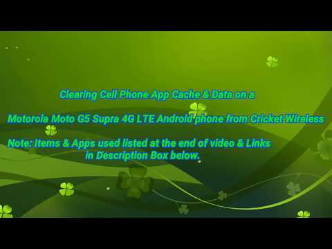 "Motorola Moto G5 Supra" Ways To Clear App Cache & Data (How To)