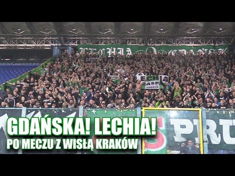 GDAŃSKA! LECHIA! - konkretny doping Lechii po meczu z Wisłą Kraków (06.05.2017 r.)