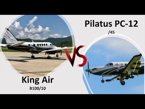 Pilatus PC-12 versus King Air B100 - Surprising conclusion on which is better