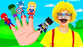 Finger Family Superheros | Kids Songs and Nursery Rhymes | Do Re Mi