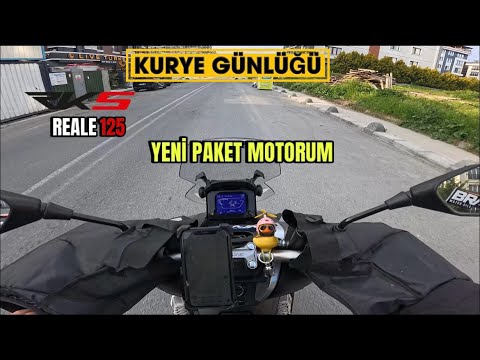KURYE GÜNLÜĞÜ 33 | YENİ PAKET MOTORU | RKS REALE125 | KURYELİĞE DEVAM