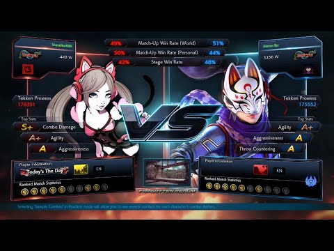 Kunimitsu(Hitman/Miroslav) VS Lucky Chloe(Sharabha) Tekken 7 Ranked | Tekken Gamer Soul