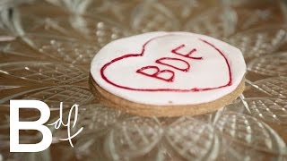 DIY: LOVE HEART Wedding Cookie Favours