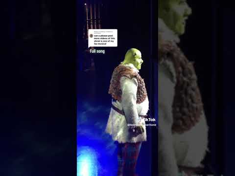 Who I'd Be - Shrek the Musical UK Tour & Ireland
