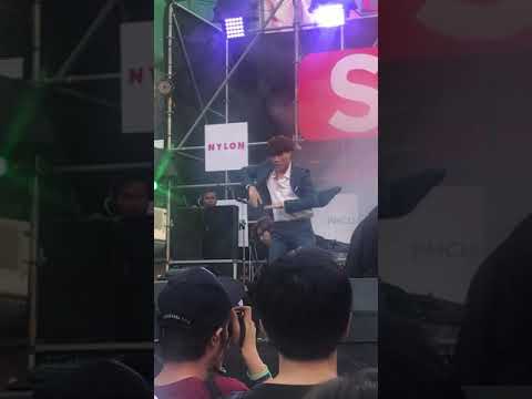 181216 [FANCAM LOUIS] “FAKE LOVE - BTS” COVERING BY BRUTE @SIAM SQUARE @SIAMMUSICFASTIVAL