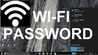 How to get wifi password using cmd | Windows 10
