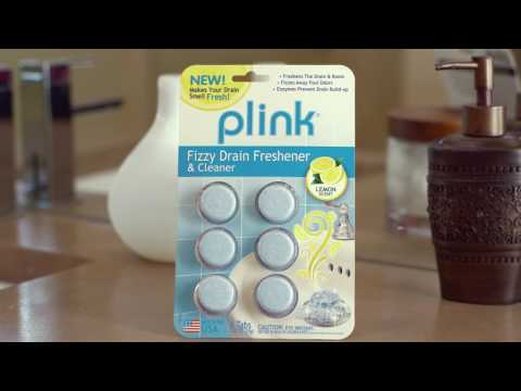 drain freshener plink fizzy cleaner lemon fresh