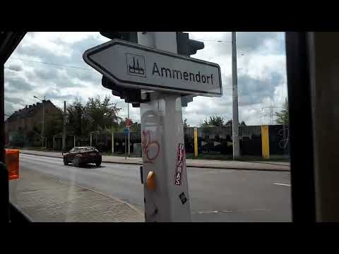 Mitfahrt in einer TATRA T4DC von Huttenstraße nach Bad Dürrenberg als Linie 5 | HAVAG