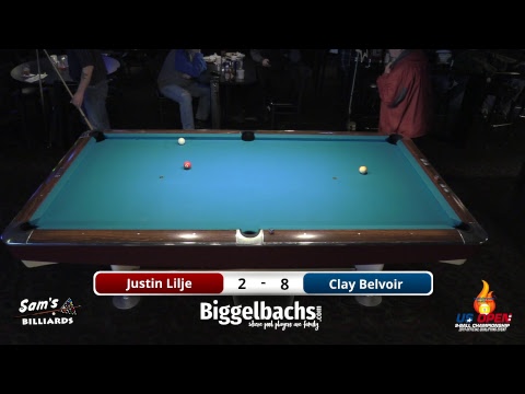 US Open 9Ball Qualifiers 2019 (1) - J.Lilje vs C.Belvoir