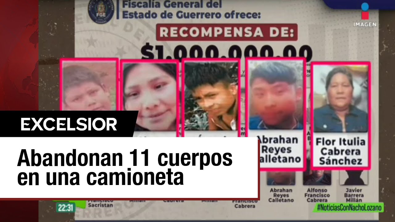 Abandonan cuerpos de 11 personas asesinadas en calles de Chilpancingo, Guerrero