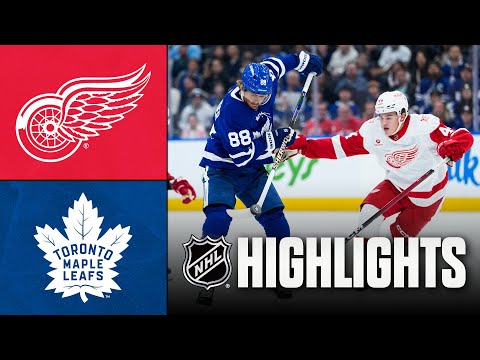 NHL Highlights | Red Wings vs. Maple Leafs | October 13, 2025