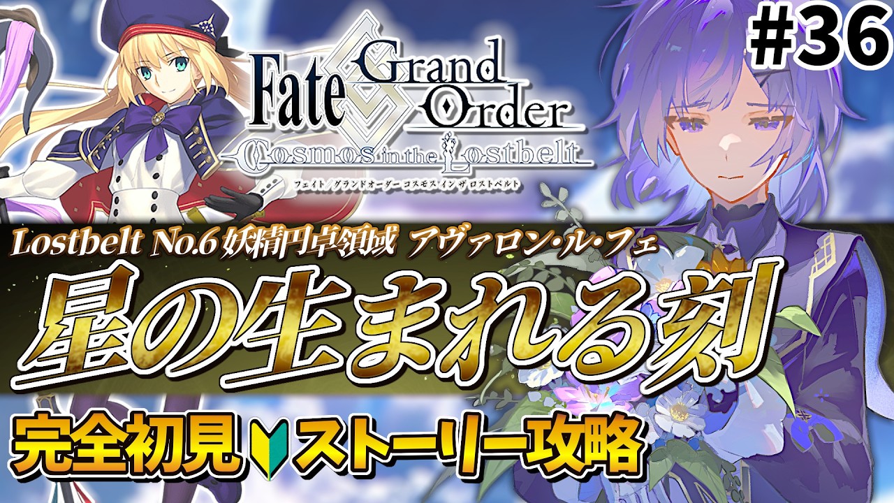 【FGO】#36 完全初見🔰第2部「Lostbelt No.6 妖精円卓領域 アヴァロン･ル･フェ星の生まれる刻」第29節～┊︎鯖+令呪縛り有┊︎Fate/Grand Order【夜口紫狼】