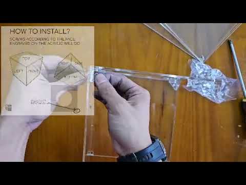 How to install Self Assembly Lucky Draw Box