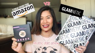 Glamnetic VS a brand from Amazon | Magnetic Lashes Review