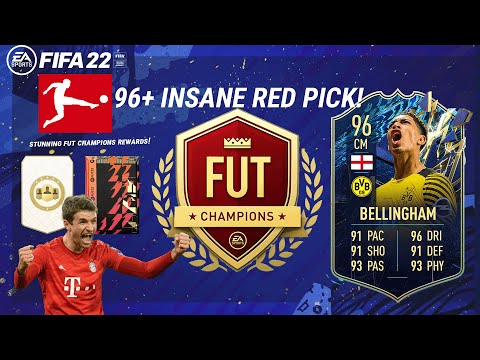 INSANE RED PICKS! BUNDESLIGA TOTS FUT CHAMPIONS REWARDS #FIFA22