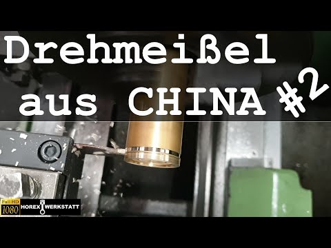 Werkzeugtest Drehmeißel / Ab- bzw. Einstechmeißel aus China | Billig Werkzeug aus China Runde 2