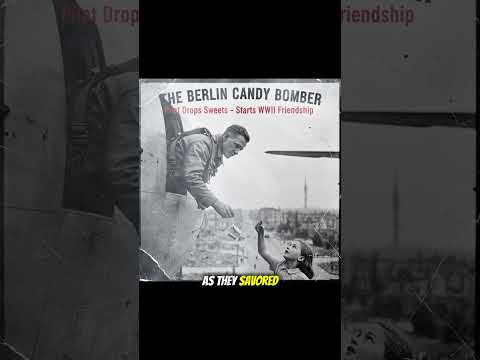 Berlin Candy Bomber: Pilot Drops Chocolate – Starts WWII Friendship #Berlinbomber #ww2 #ww2history