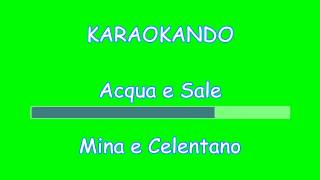 Karaoke Duetti - Acqua e Sale - Mina e Celentano (testo)