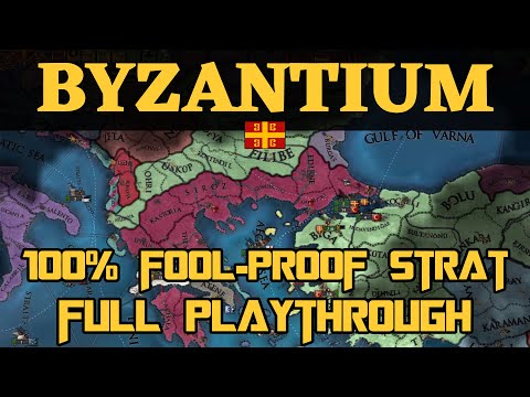 EU4 BYZANTIUM GUIDE | NO RNG, NO ALLIES STRAT!! TUTORIAL FOR BEGINNERS